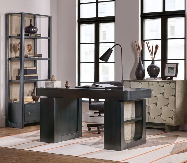 Hooker® Furniture Kenzo Black Bookcase-1