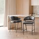 Classic Home Umbria Black/Midnight Raven 26" Counter Stool-1