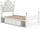 Signature Design by Ashley® Maylilly White Youth Twin Storage Panel Bed-2