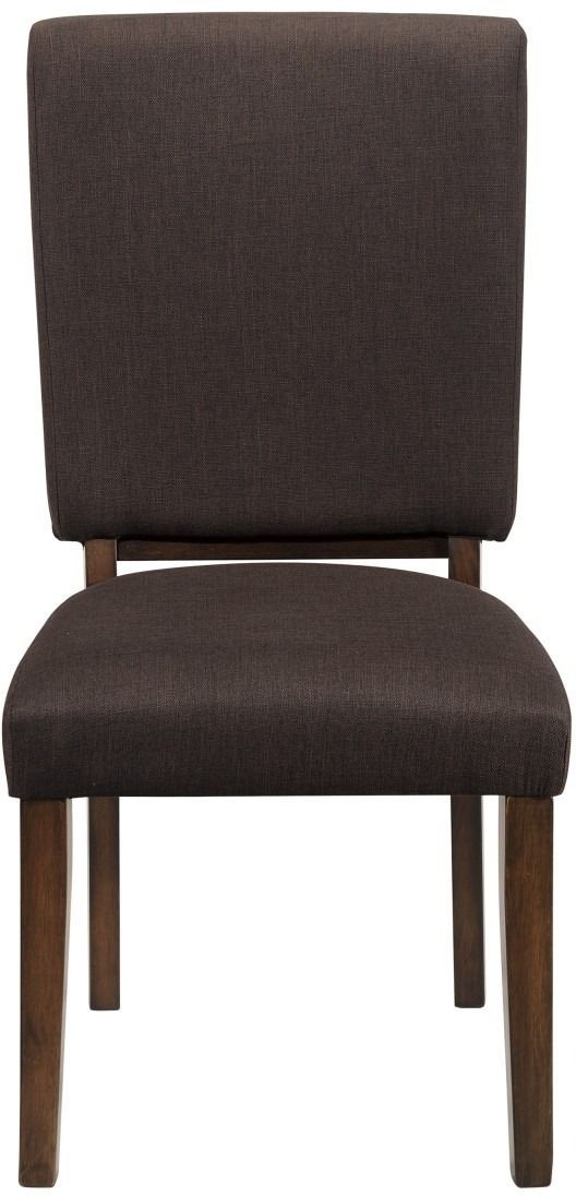 Homelegance® Sedley Chocolate/Walnut Dining Side Chair-2