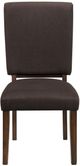 Homelegance® Sedley Chocolate/Walnut Dining Side Chair-2