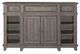 Liberty Furniture River Place Riverstone Gray/Tobacco Breakfront Server-2
