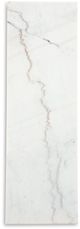 Signature Design by Ashley® Burkhaus White Sofa Table with Dark Brown Base-5