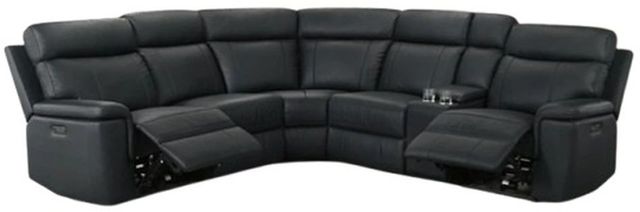 Furniture of America® Oliverus Black Power Sectional-0