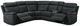 Furniture of America® Oliverus Black Power Sectional-0
