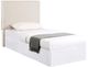 Coaster® Izzy Sand Twin Youth Upholstered Headboard-1