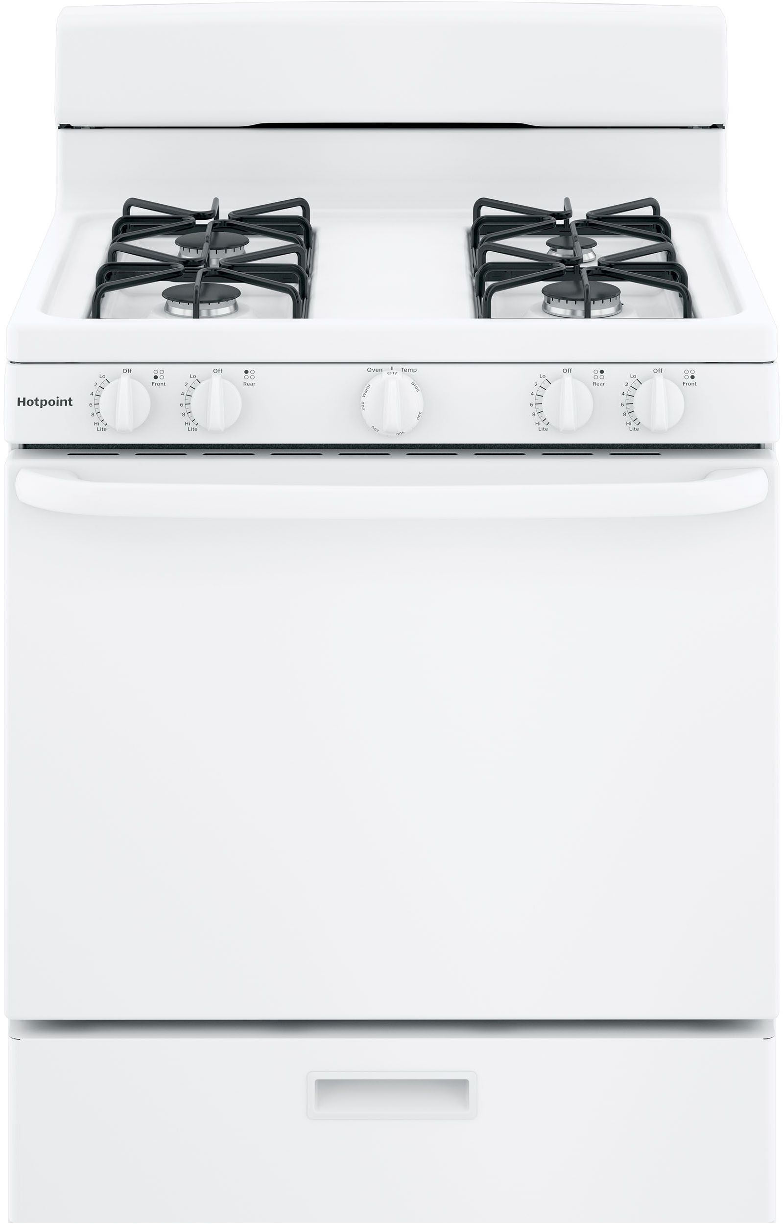 Hotpoint® 30" White Freestanding Gas Range