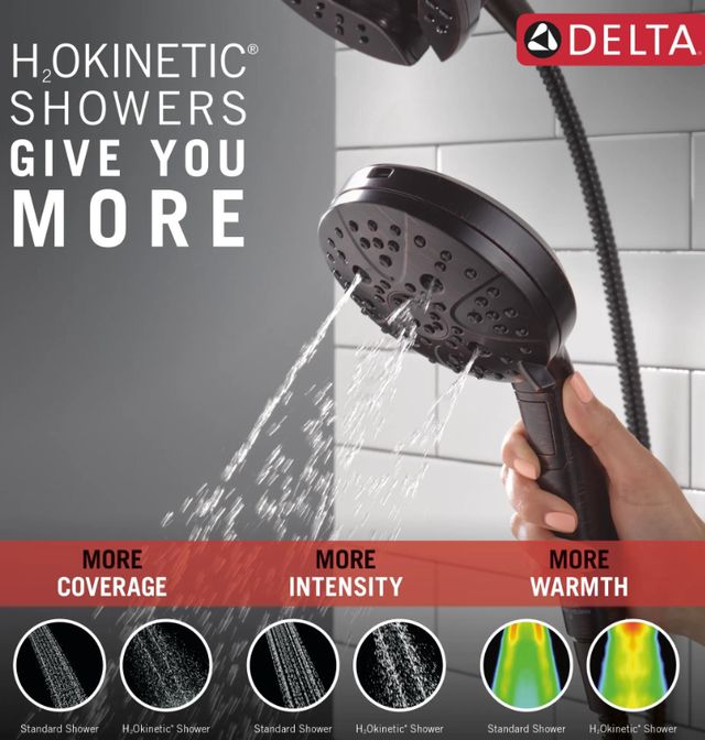 Delta Universal Showering Venetian Bronze 7-Setting In2ition® with ProClean®-3