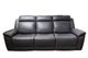 Navy Leather Power Reclining Sofa-0