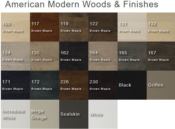 Country View Woodworking American Modern 55" Queen Vertical Wooden Panel Bed-3