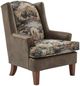 Best® Home Furnishings Customizable Field & Stream Home Andrea Wing Back Chair with Dark Walnut Legs-0