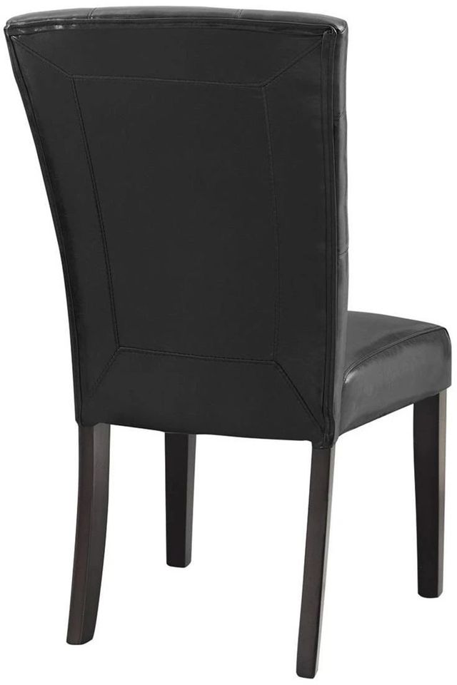 Steve Silver Co. Francis Black Upholstered Side Chair with Memory Foam Seat-1