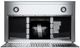 Hauslane Chef Series 36" Stainless Steel Convertible Wall Mounted Range Hood with Black Glass Panel-4