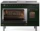 Ilve® Nostalgie II Series 48" Emerald Green Pro Style Dual Fuel Range-2