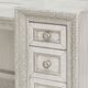 Pulaski™ Camila Creamy White Vanity and Mirror-4