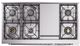 Ilve® Nostalgie II Noblesse 48'' Custom RAL Color Pro Style Dual Fuel Range with Chrome Trim-2