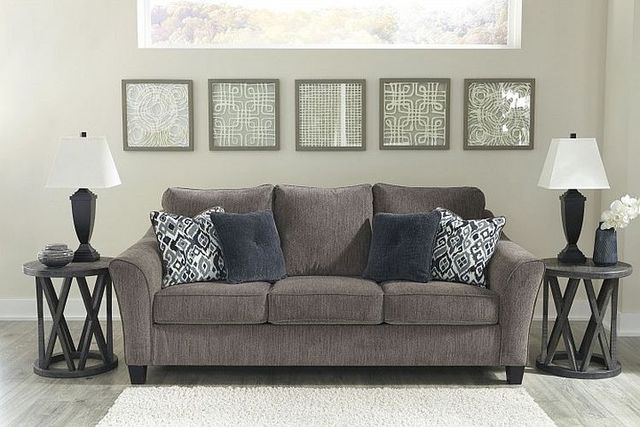 Signature Design by Ashley® Nemoli Slate Sofa-3