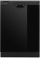 Amana® 24" Black Front Control Built In Dishwasher with Midnight Interior-0