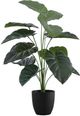 Monarch Specialties Inc. Green/Black 24" Tall Artificial Potted Alocasia-0