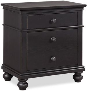 aspenhome Oxford Rubbed Black Nightstand