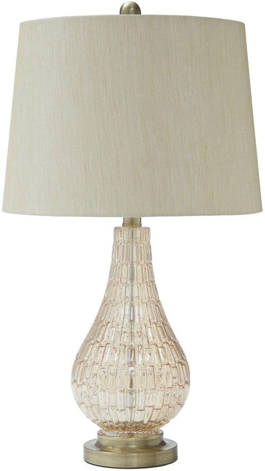 Signature Design by Ashley® Latoya Champagne Glass Table Lamp-0