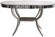 A & B Home Mirror Top Console Table with Chrome Base-0