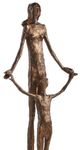 Giftcraft Antique Bronze Mother and Child Figurine-1
