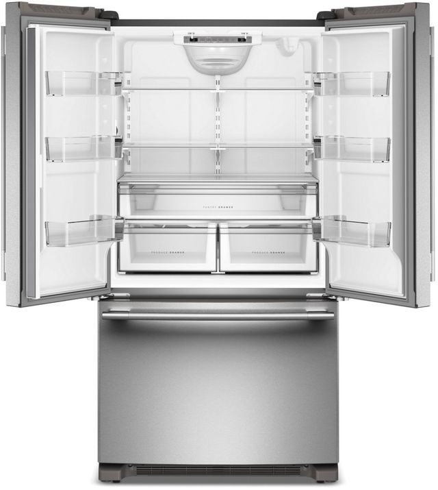 KitchenAid® 36" 25.2 Cu. Ft PrintShield® Stainless Steel French Door Refrigerator with Internal Water Dispenser-1