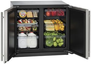 U-Line Modular 3000 Series 36'' 6.9 Cu. Ft. Stainless Steel Under the Counter Refrigerator