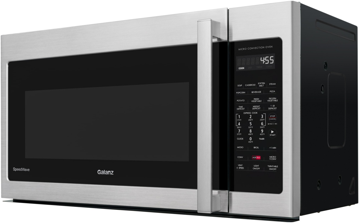 microwave ドレス Galanz SpeedWave 1.7 Cu. Ft. Stainless Steel Over The Range