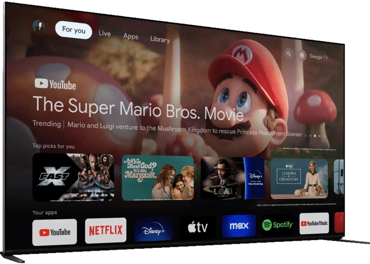 Sony® BRAVIA 9 65” 4K Ultra HD Mini LED QLED Smart TV