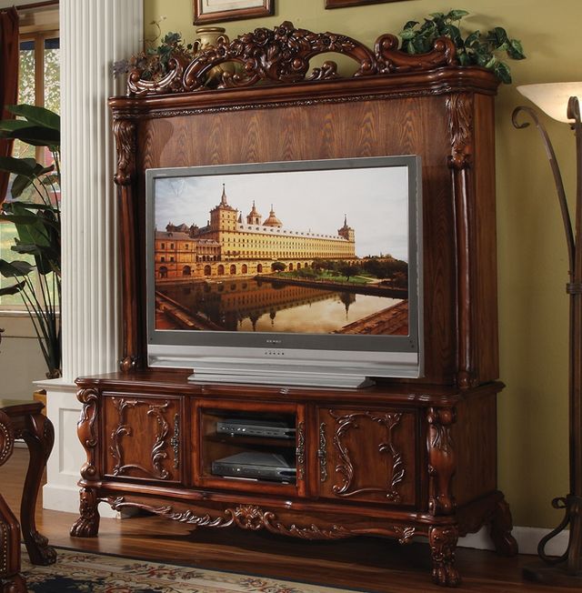 ACME Furniture Dresden Cherry Oak 81" Entertainment Center-1