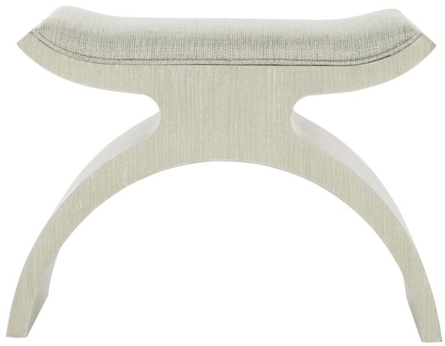Bernhardt East Hampton Cerused Linen/Gray Bench-2