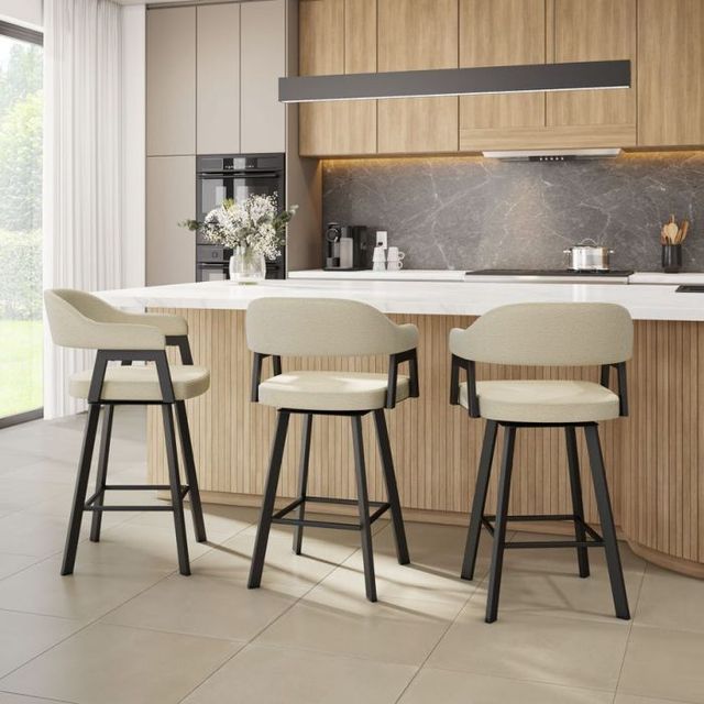 Amisco Customizable Carmen Swivel Counter Stool-1