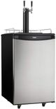 Danby® 5.4 Cu. Ft. Spotless Steel Dual-Tap Kegerator-2
