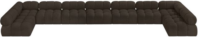 Meridian Furniture Ames 9-Piece Brown Modular Sectional-1