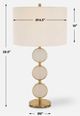 Uttermost® Three Rings Brushed Brass Table Lamp-2