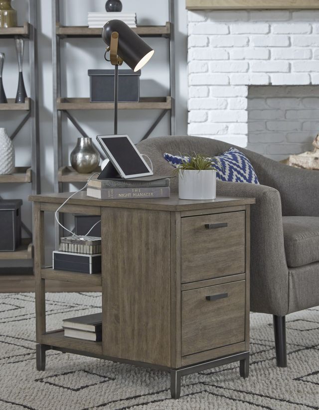 aspenhome® Trellis Desert Brown Chairside Table-2