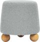 TOV Furniture Jaine Gray Faux Mohair Ottoman-3