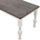 Furniture of America® Calabria 7-Piece Antique Gray Counter Height Dining Table Set with White Legs-4