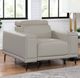 Furniture of America® Brekstad Light Gray Chair-1