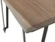International Furniture Direct Natural Parota Brown Rectangular Cocktail Table with Black Base-4