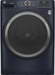GE® Sapphire Blue Front Load Washer & Gas Dryer Laundry Pair-1