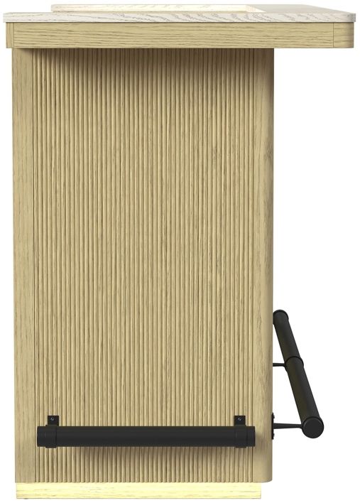 Elements International Cambrie Natural/Off-White Bar Table-3
