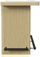 Elements International Cambrie Off-White/Natural Bar Table-4
