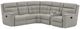 Flexsteel® Mason Gray Dove Reclining Sectional-0