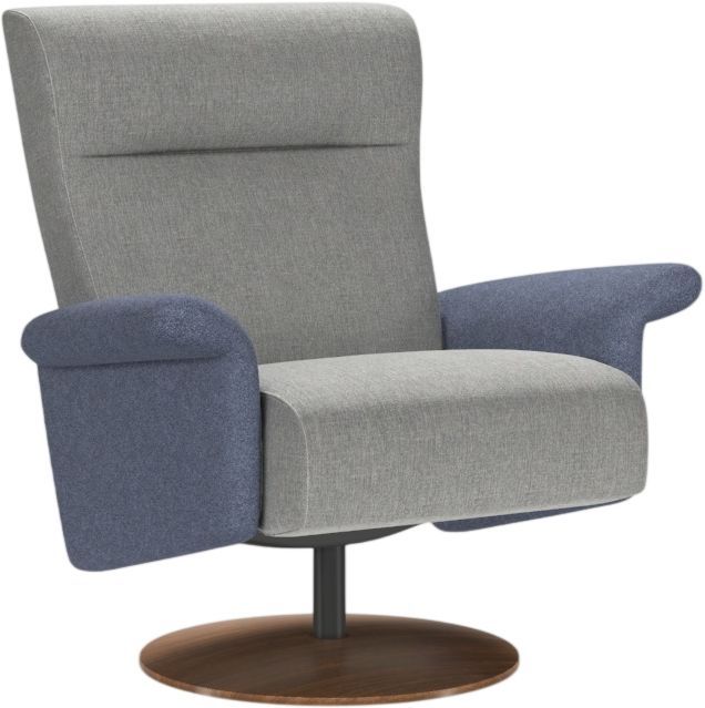 American Leather® Customizable Harlowe Fabric Manual Recliner-0