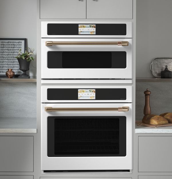 Café 30" Matte White Electric Built In Oven/Micro Combo