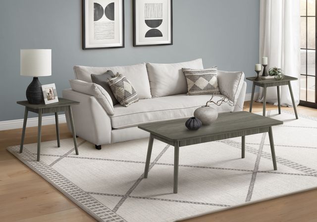 Monarch Specialties Inc. 3-Piece Grey Table Set-1