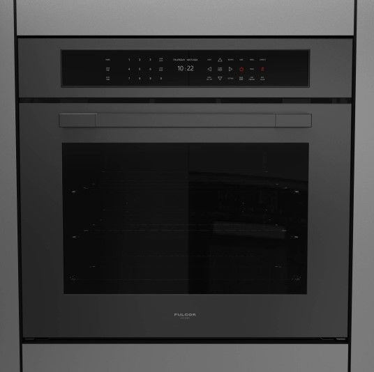 Fulgor Milano® Matteo 700 Series 30" Matte Black Self-Cleaning Single Electric Wall Oven-1